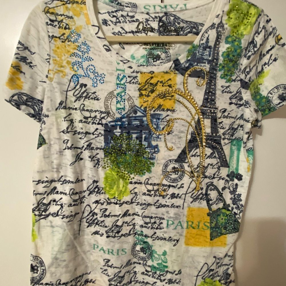 Women’s Paris print T-shirt - Picture 2 of 6